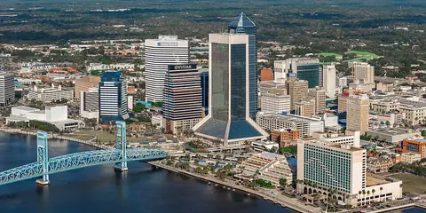 Jacksonville skyline and Main Street Bridge